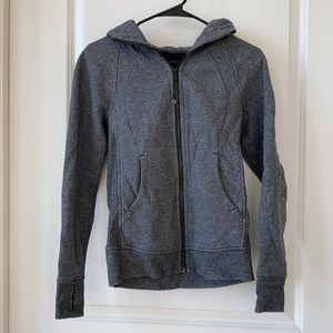 Size 4 Grey Lululemon Scuba Hoodie